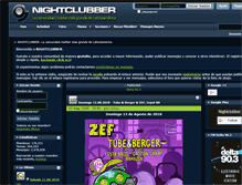 Tablet Screenshot of nightclubber.com.ar